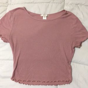 Pink crop top